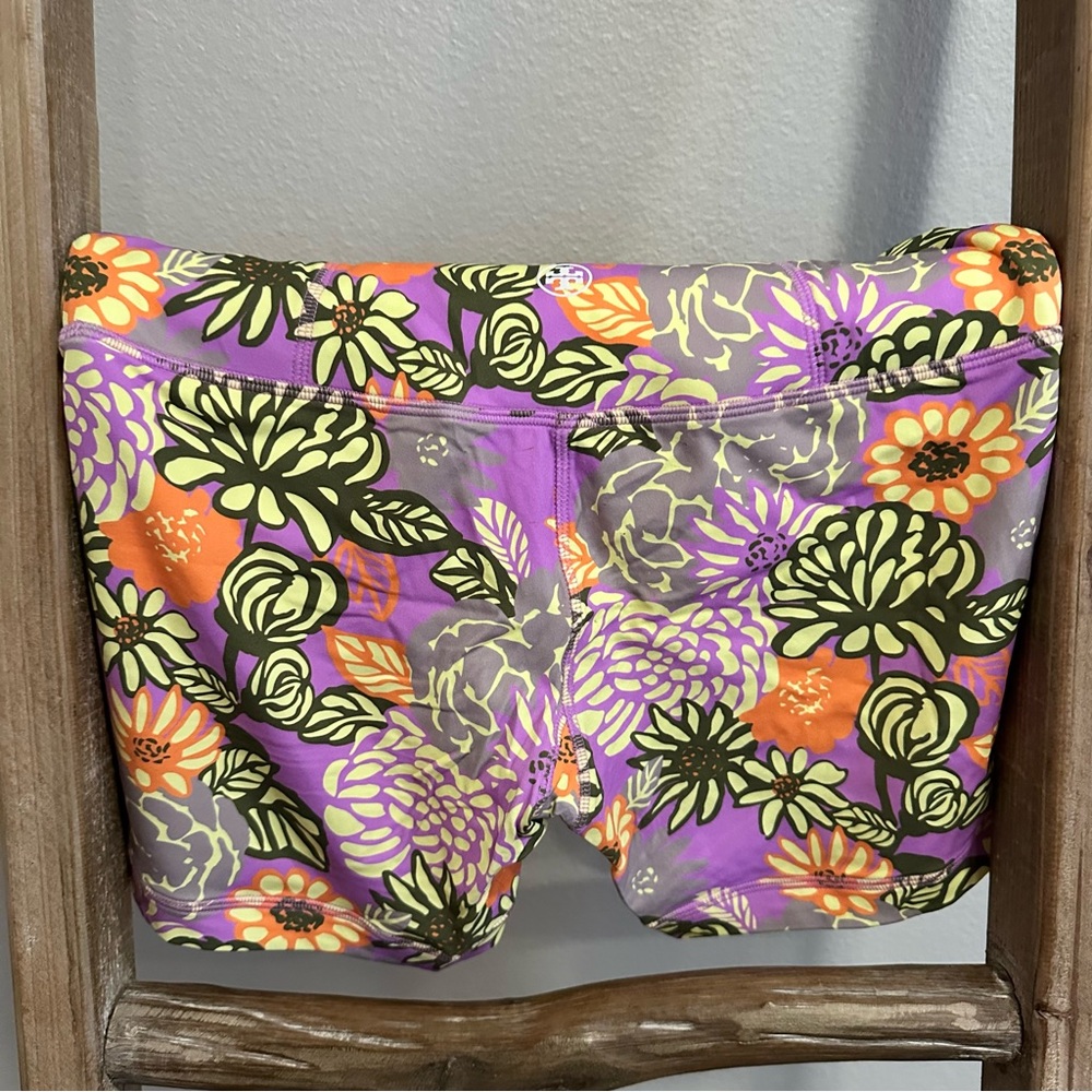 Tory Burch Floral Athletic Shorts